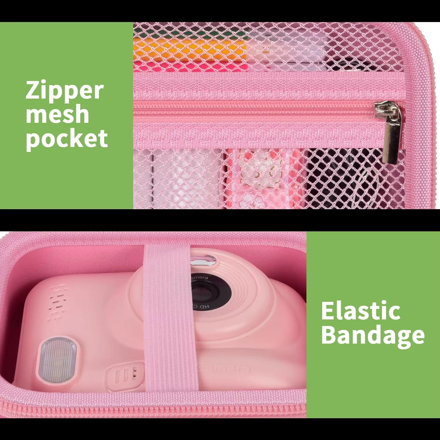 (Box Only) Kids Instant Print Camera Case Compatible with Gofunly Camera, Digital Camera Bag for Esoxoffore/ for LETSHAHA